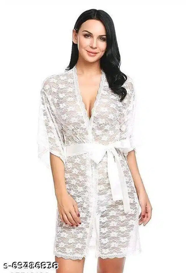 Babydolls for Women (White, XXL) (Set of 1)