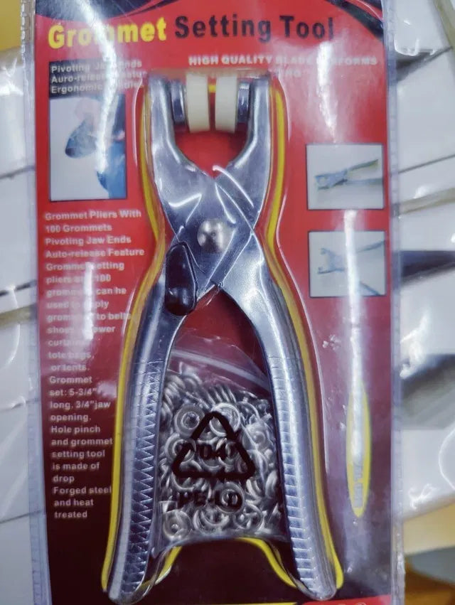 Metal Studs- 50 Sets Silver Colors 9.5mm Metal Copper Prong Snap Buttons With Pliers